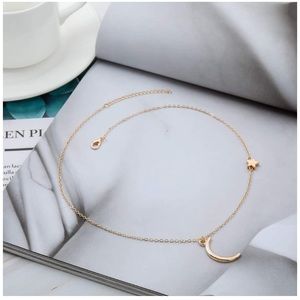 Gold Moon and Star Necklace 🌙💫